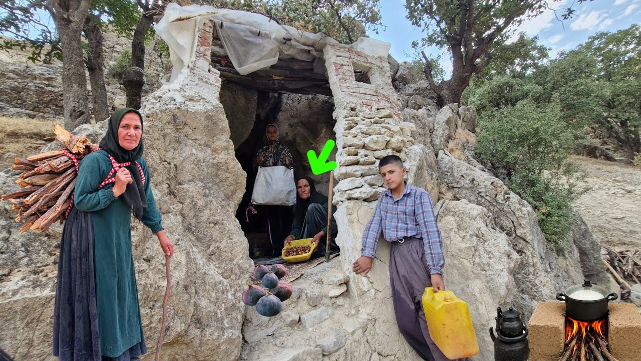 Cave life and the grueling struggle for survival and food deep in the mountains 🏔️🔥