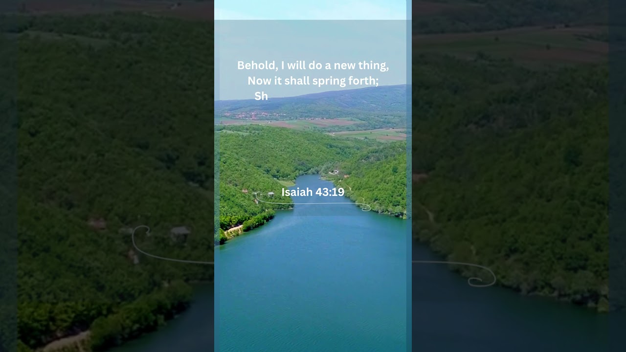 Isaiah 43:19 | NKJV Audio Bible  Daily Verse -India | #BibleVerses #Scripture #BibleQuotes #godsword