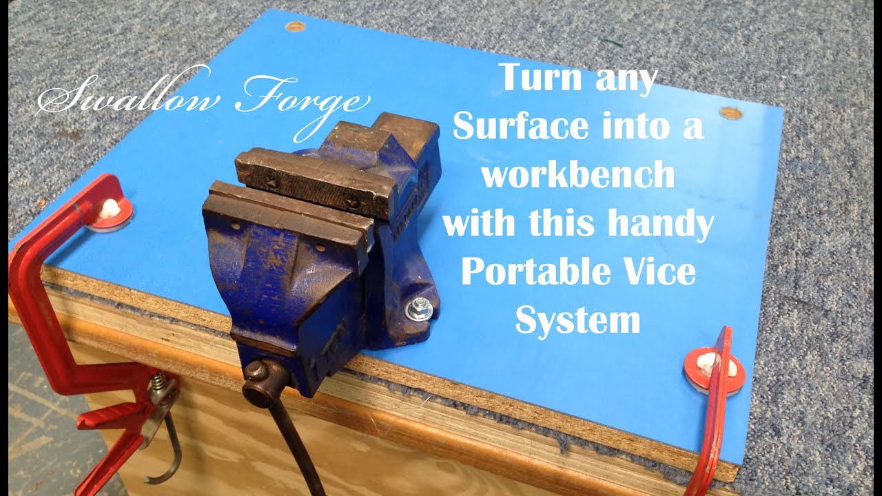 Build a versatile removable Vice (vise) Mount : Swallow Forge No. 21