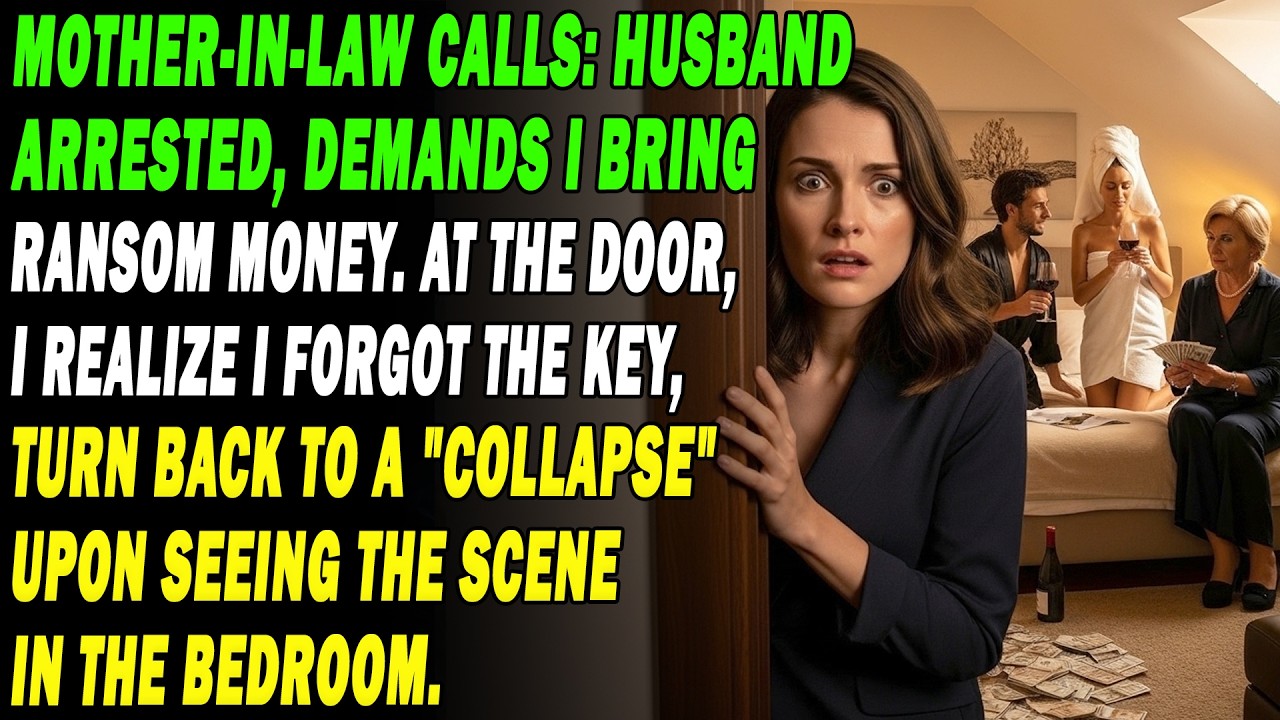 Mil Calls: Husband Arrested, Demands I Bring Ransom Money. At The Door, I Realize I Forgot The Key😨