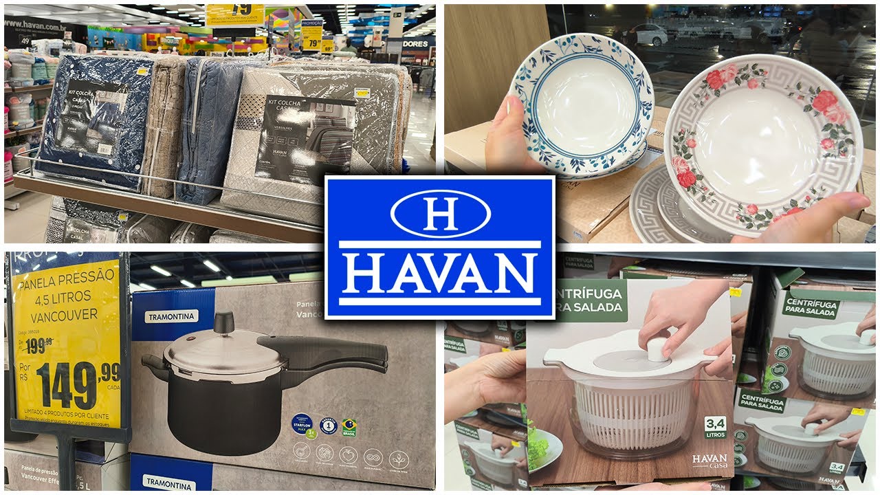 PROMOÇÕES DA SEMANA NA HAVAN | KIT COLCHA E PANELA DE PRESSÃO TRAMONTINA