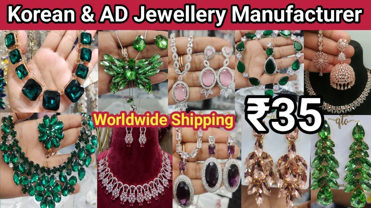 Latest AD & Korean Jewellery Collection 2023 | Exclusive Bridal AD Jewellery & Classic Korean Jewels