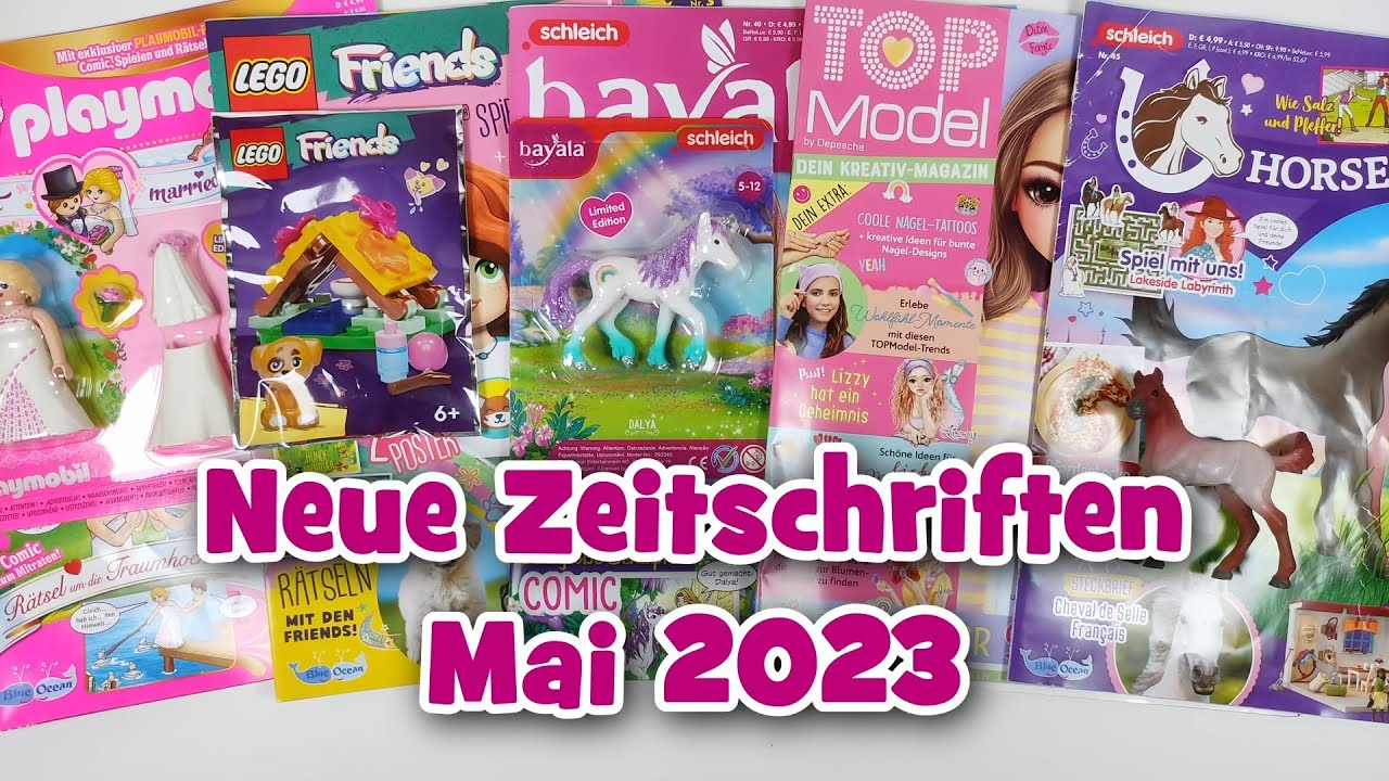 Tolle neue Zeitschriften😍| playmobil Pink | LEGO Friends | schleich bayala & Horse Club | TOPModel
