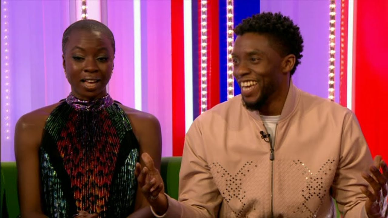 BLACK PANTHER  Chadwick Boseman & Dania Gurira interview [ subtitled ]