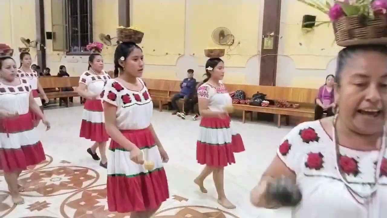 Danza de Ntra Sra de Gpe Chalahuiyapa,en Xiquila (Despedida) CEL , 7711196165 y 7713547504.