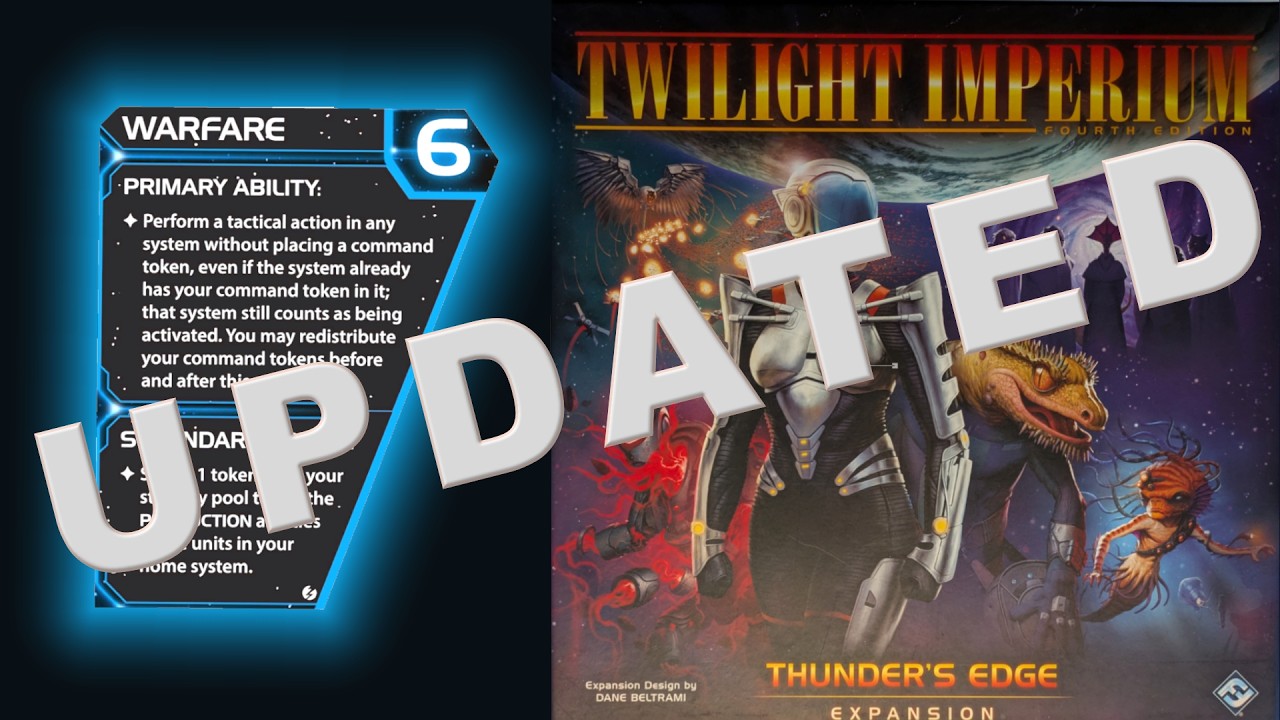 Новая стратегическая карта для ведения войны в Thunder's Edge - Twilight Imperium 4.