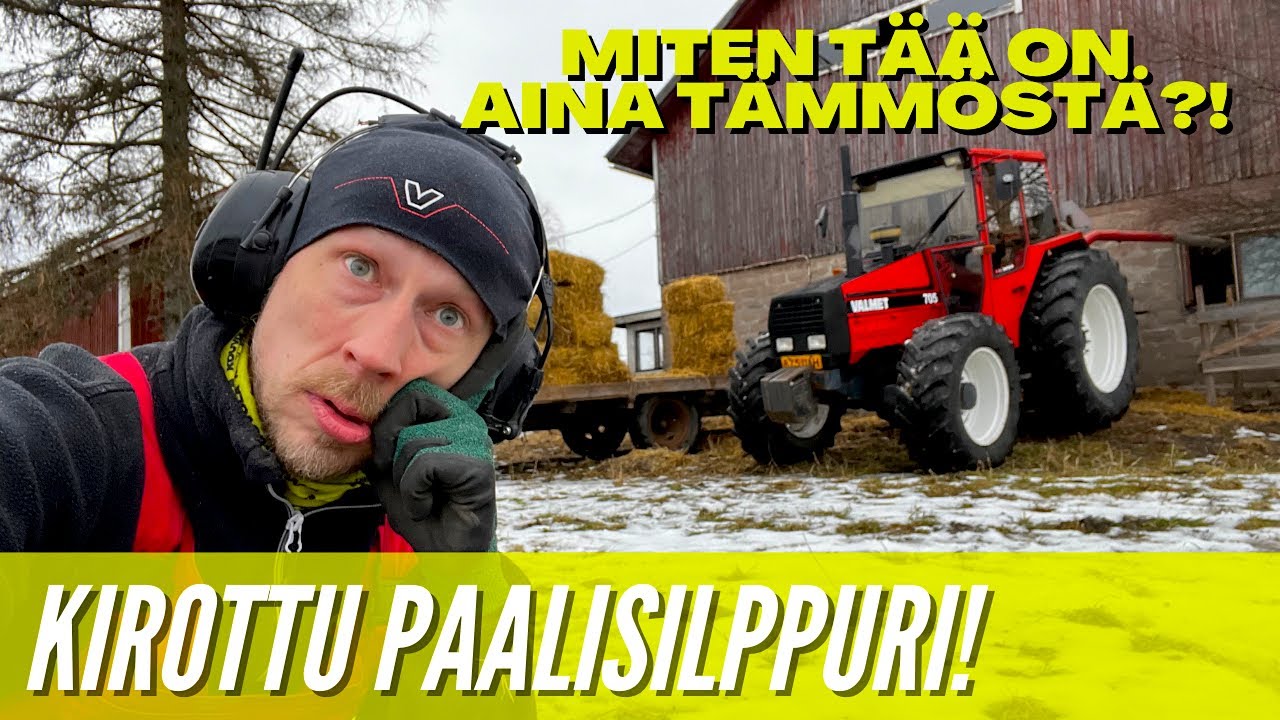 EPÄONNEN PAALISILPPURI TEKI TAAS TENÄN! // Maatilan elämää