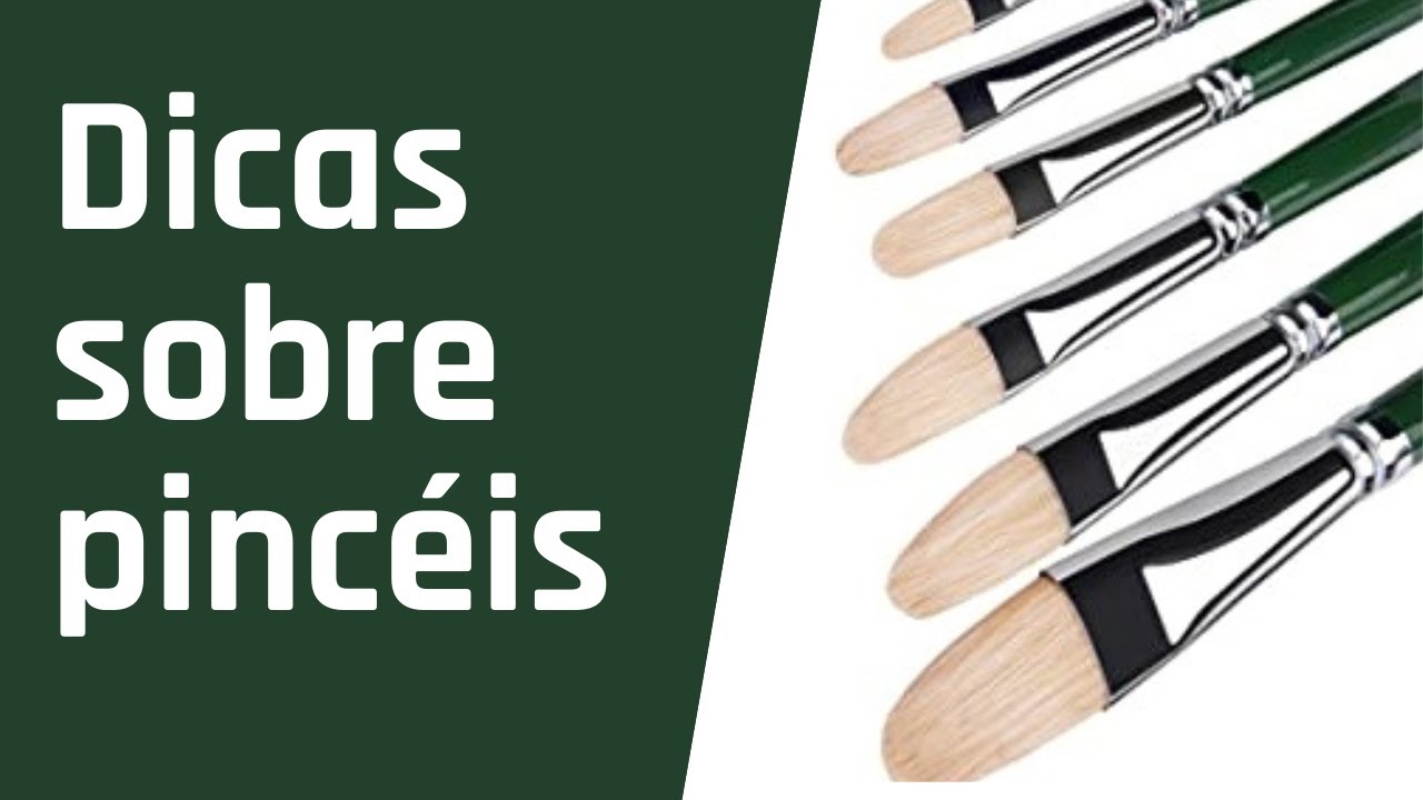 Dicas sobre Pincéis na pintura a óleo sobre tela