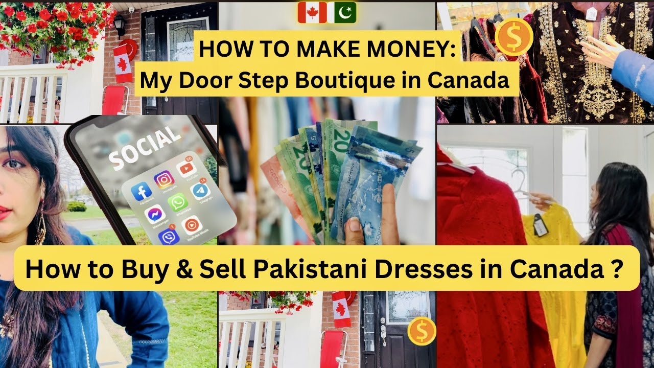 Buying Wholesale Pakistani Dresses While Sitting in Canada! 🇵🇰➡️🇨🇦💼👗 Part 1 🎥 | BeenVlog