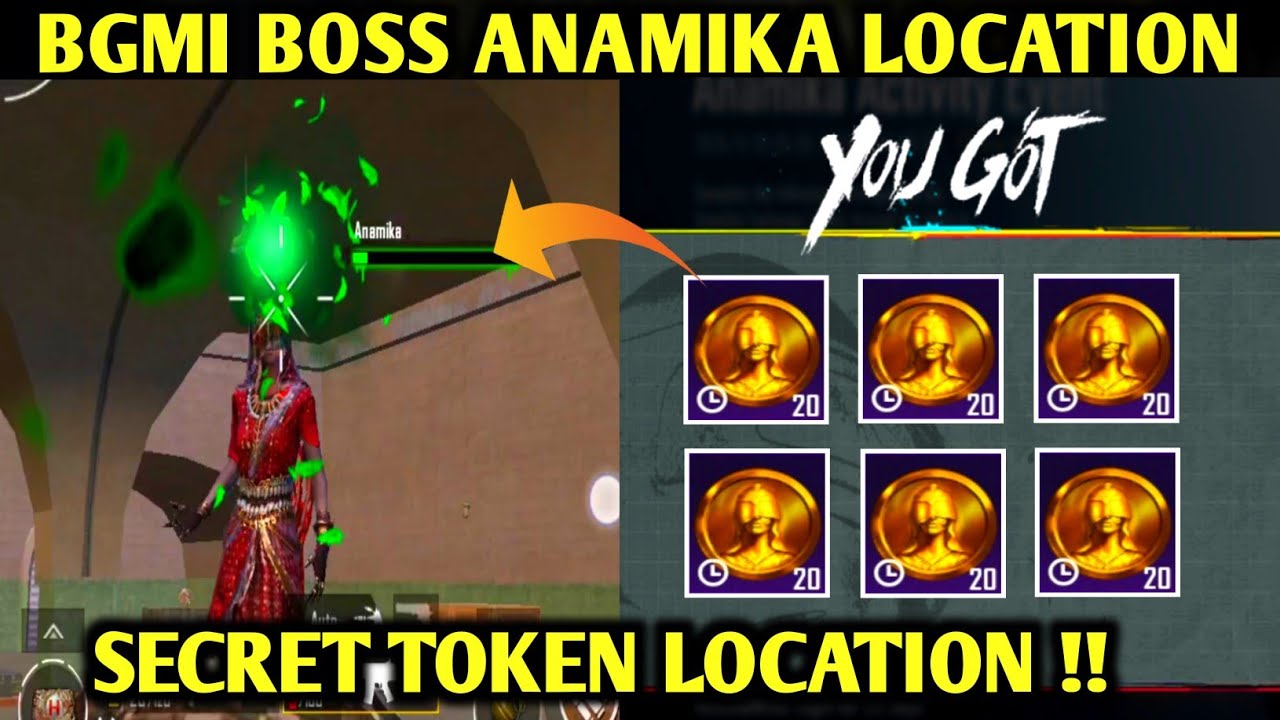 😍BGMI BOSS ANAMIKA SECRET LOCATION | HOW TO GET FREE UNLIMITED ANAMIKA TOKEN | PRE ORDER FREE TRICK