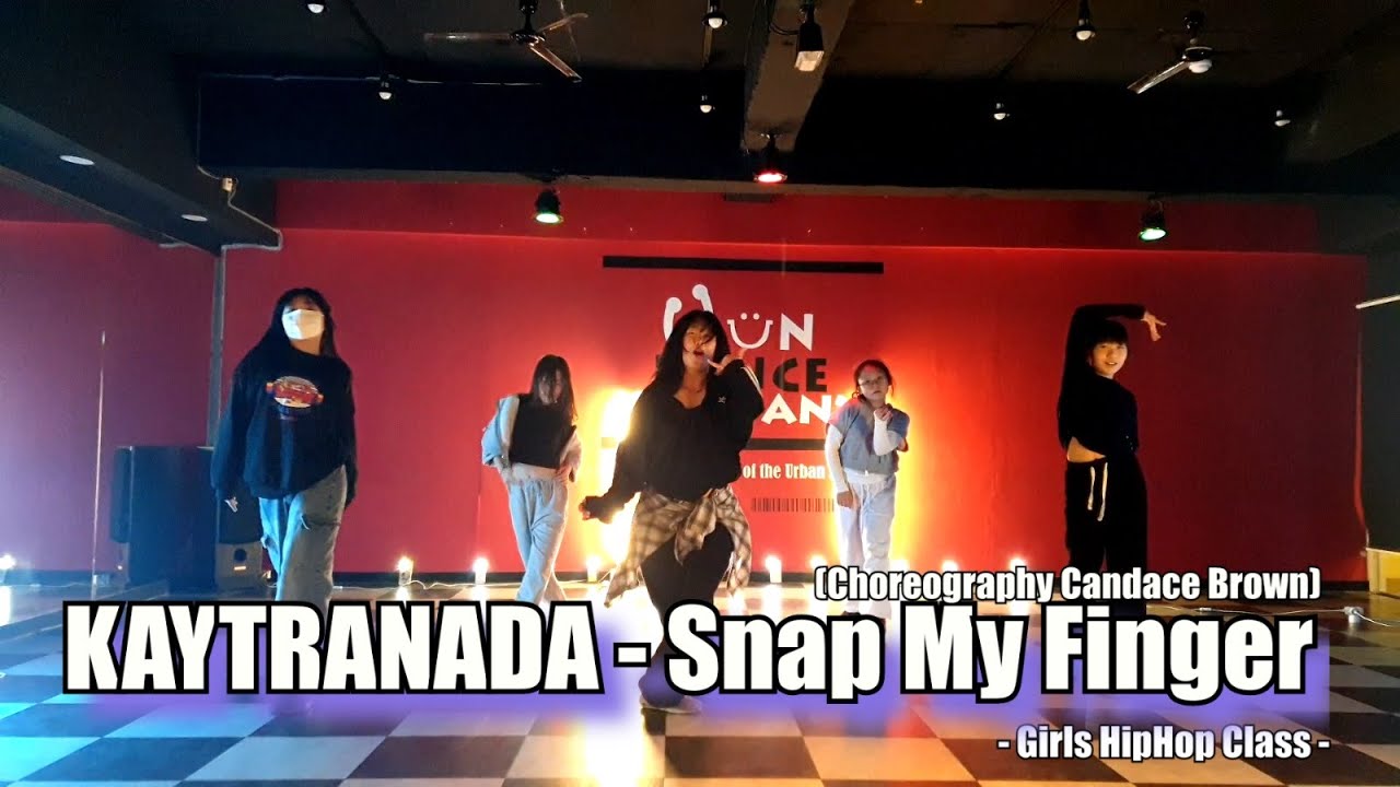 KAYTRANADA - Snap My Finger (Choreograhy Candace Brown) [ 훈댄스컴퍼니 (HUN DANCE COMPANY) ]