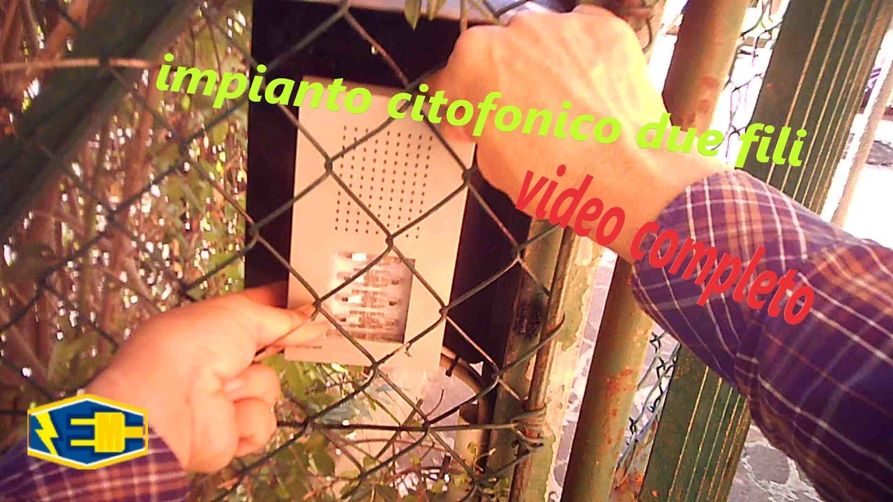 istallazione impianto citofonico due fili su impianto esistente