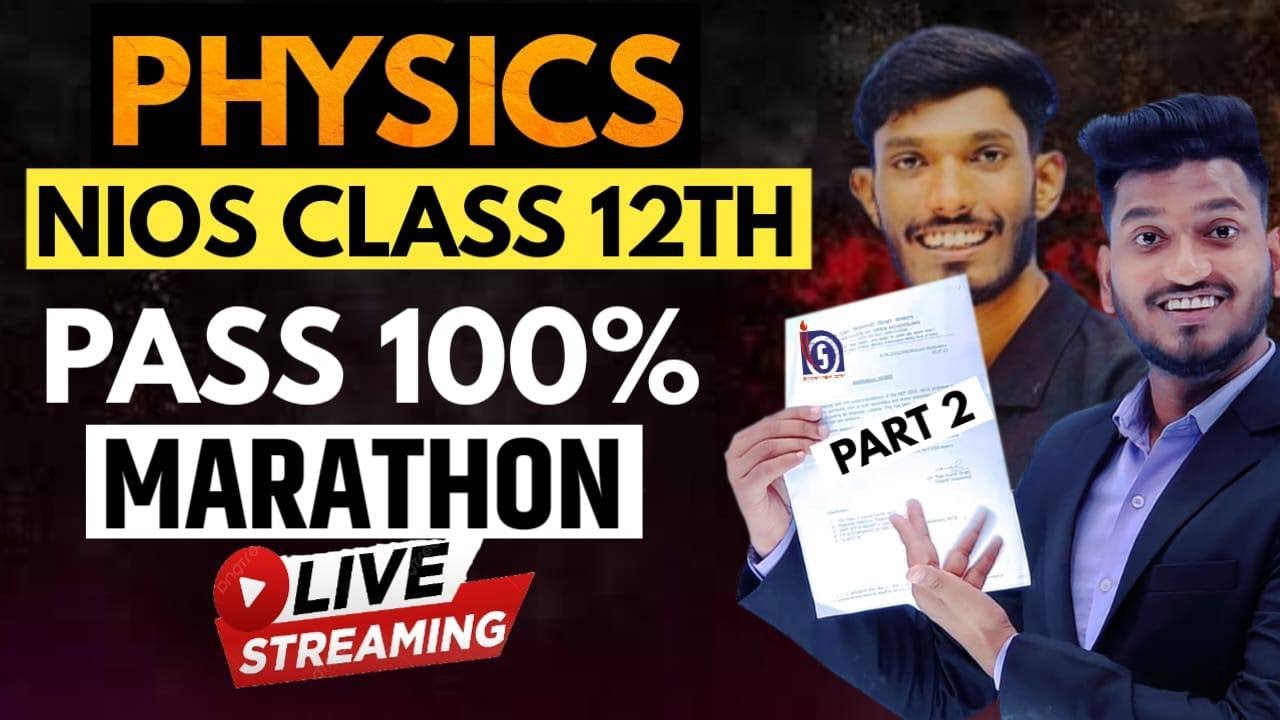 Nios Class 12th Physics (312) Very Very Important Questions with Solutions.