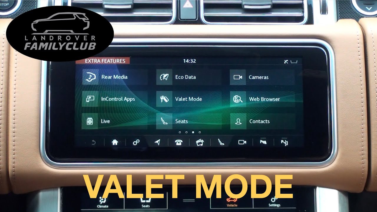 How to Use Land Rover Valet Mode and Set Master PIN