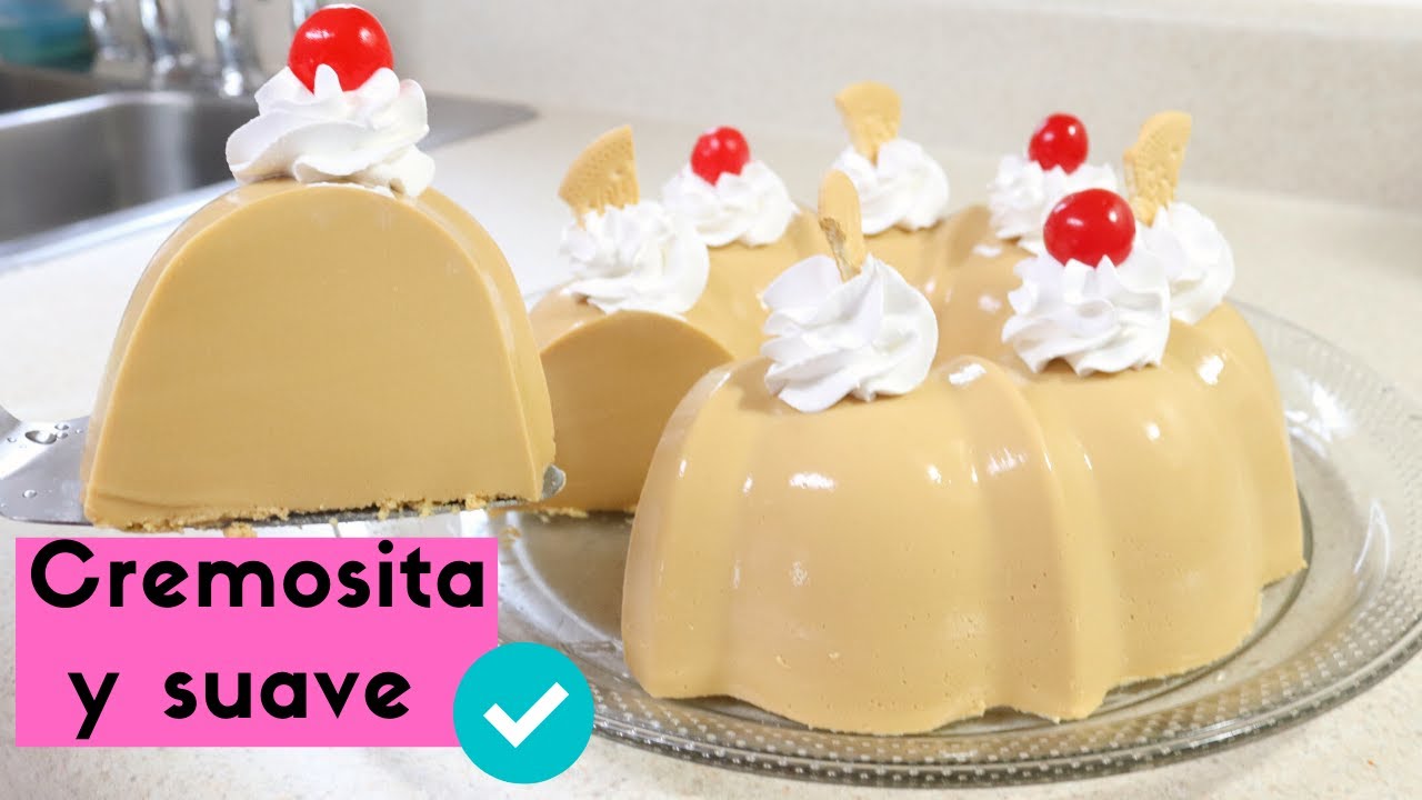 La GELATINA  más Fácil y deliciosa de GALLETAS MARIAS CON CAJETA