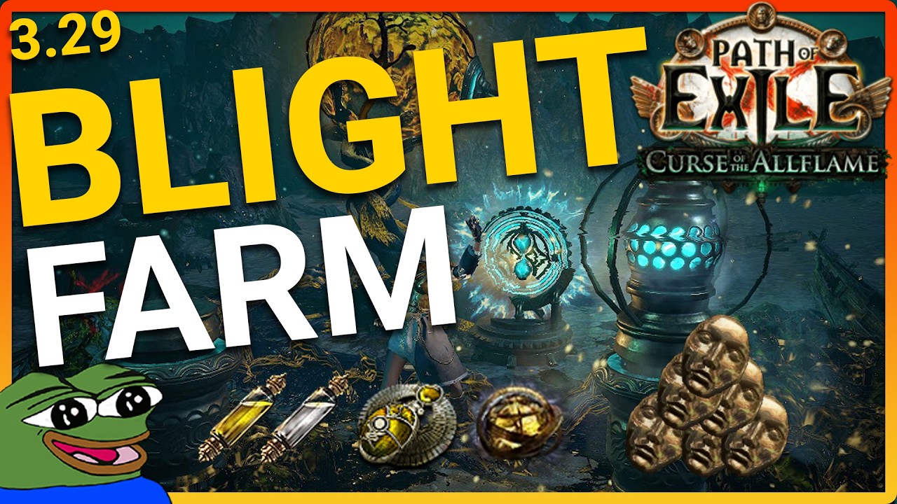 PoE 3.29 | Blight Farm on Toxic Sewers | Path of Exile 3.29 Curse of the Allflame