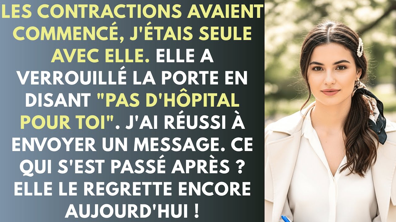 Ma belle-mère m'a enfermée dans la cave pendant mon accouchement - mon frère policier est arrivé...