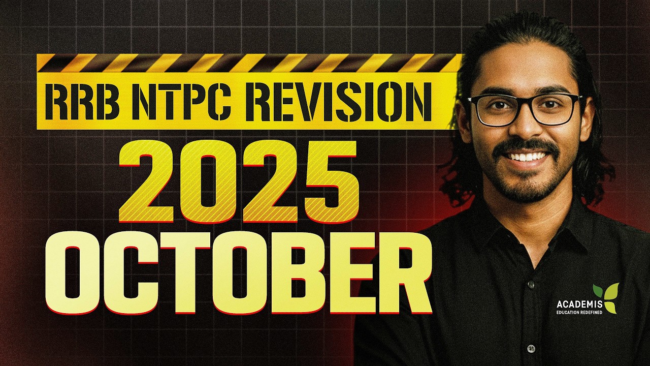 RRB NTPC Current Affairs Class - 2025 OCTOBER