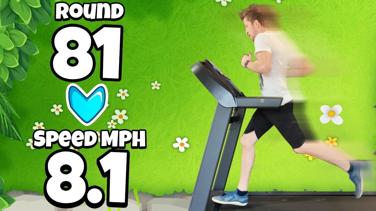 BTD 6 but my TREADMILL gets FASTER every round?!