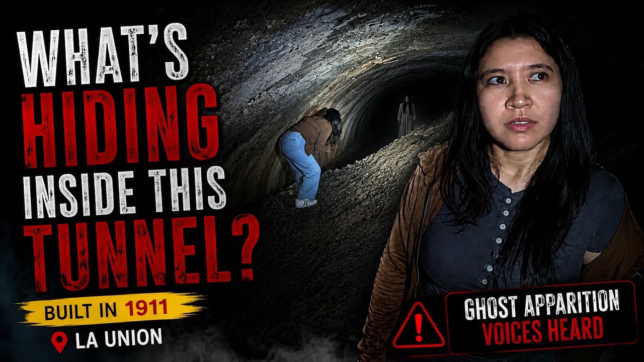 EXPLORING ABANDONED RAILWAY TUNNEL | La Union's Centennial Tunnel | Night Exploration