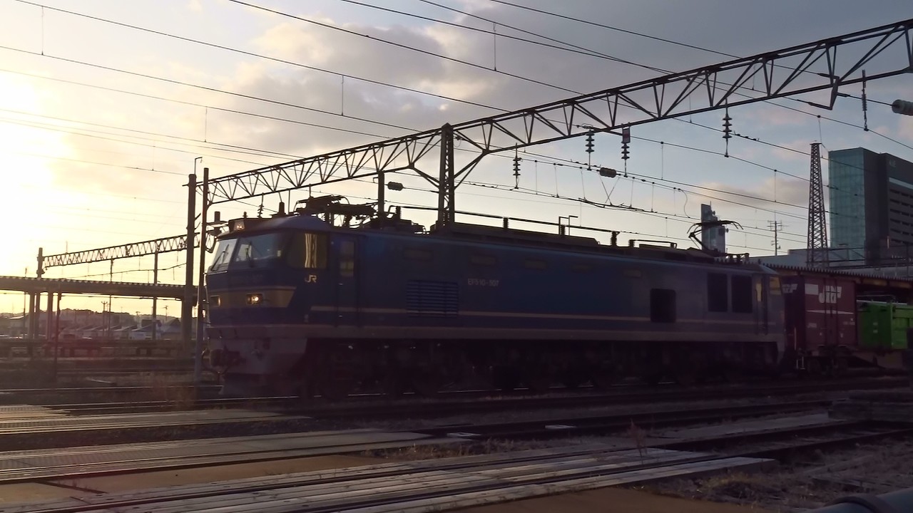 2026.03.10 貨物列車（2091列車）秋田駅発車