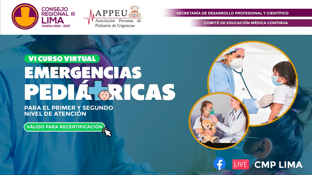 𝐕𝐈 𝐂𝐔𝐑𝐒𝐎 𝐕𝐈𝐑𝐓𝐔𝐀𝐋: 𝐄𝐌𝐄𝐑𝐆𝐄𝐍𝐂𝐈𝐀𝐒 𝐏𝐄𝐃𝐈𝐀́𝐓𝐑𝐈𝐂𝐀𝐒  🩺🧸 (Tema 1 y 2)