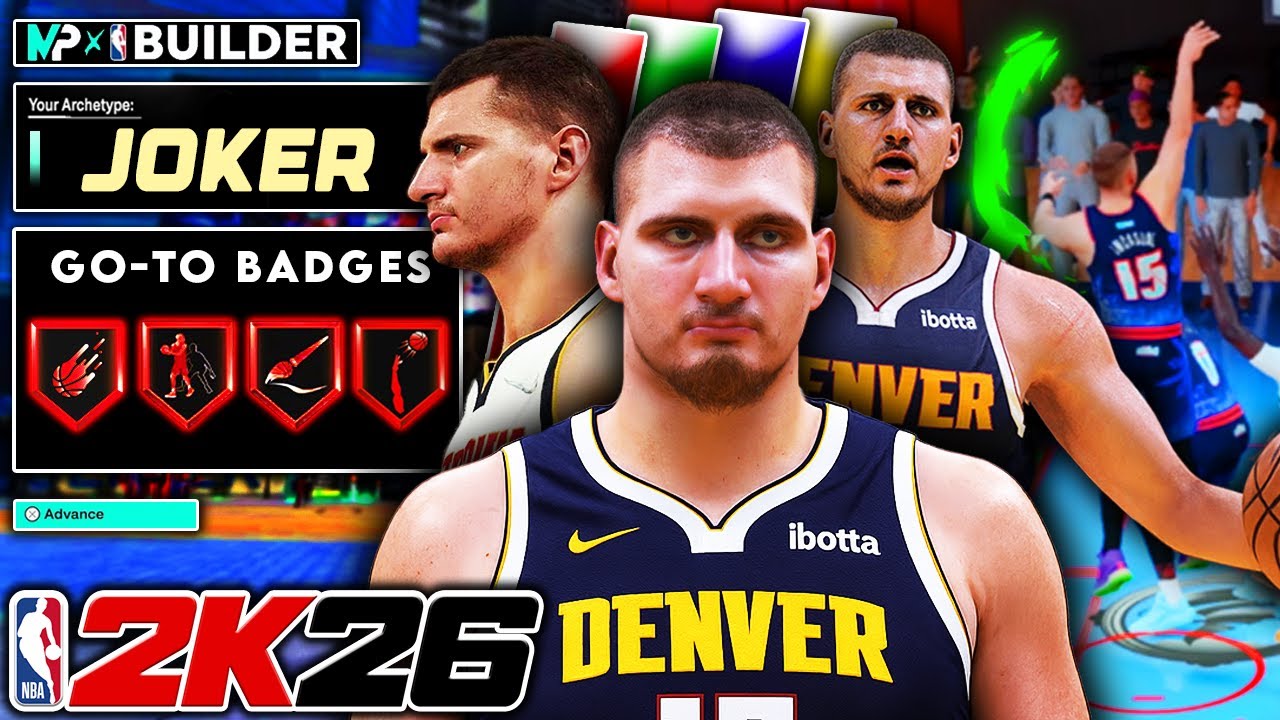 Самая реалистичная сборка Николы «Джокера» Йокича в NBA 2K26 *Оптимизирована для использования ве...