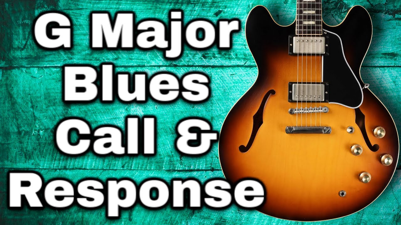 G Blues With Call And Response Guitar Solo Backing Track 88BPM
