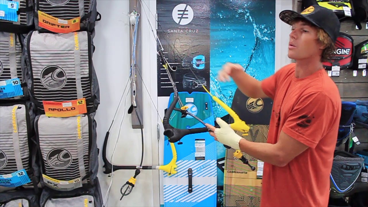 2018 Cabrinha Recoil Control Kite bar review  with Evan Netsch