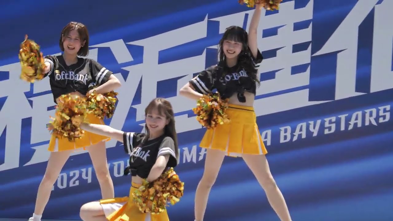 【4K/60P】ハニーズ　 NANA・秋花・みづき・YUｰNA　キミシダイ列車　#チア    #チアダンス      #チアリーダー