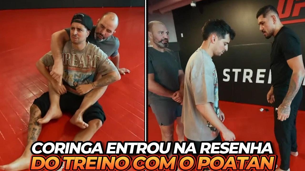 CORINGA ENTROU NA RESENHA DO TREINO COM O POATAN