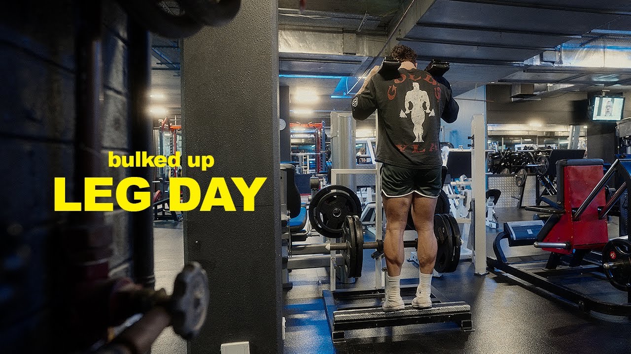 BULKED UP LEG WORKOUT | Full Walkthrough