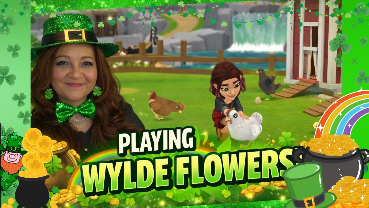 ☘️A Magical Day!🌈 Wylde Flowers! #cozygames #magicgames #witchcraftgame #livegaming