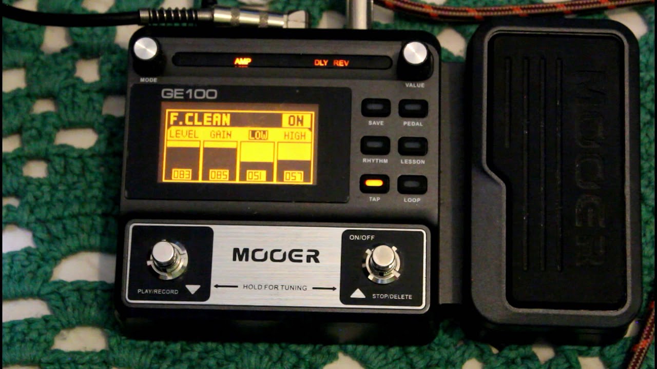 Mooer GE100 efeito shimmer