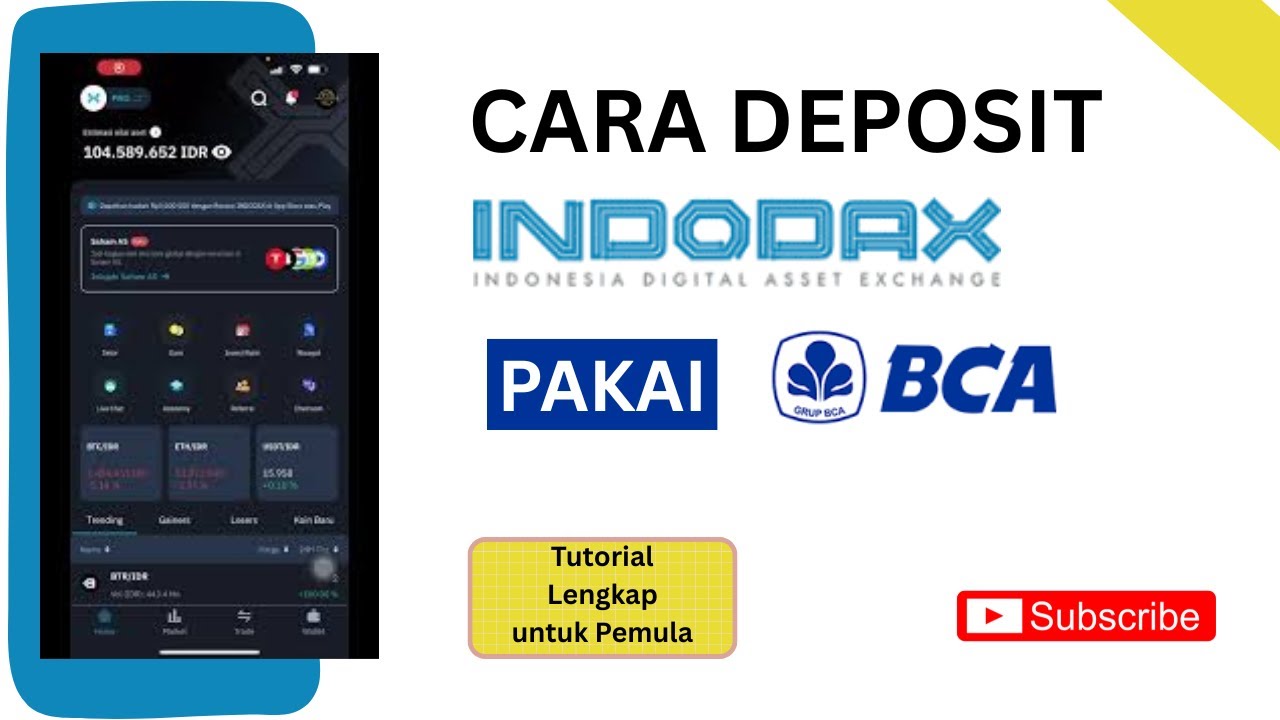 ✅ EASY! How to Deposit to Indodax Using BCA 💸 Complete Tutorial for Beginners 2025