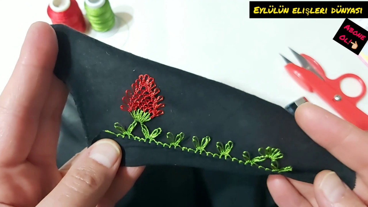 BU OYAYI YAPARKEN AĞZINIZ SULANACAK !!😁 SIRALI ÇİLEK İĞNE OYASI YAPIMI 🍓🍓🍓 NEEDLE LACE
