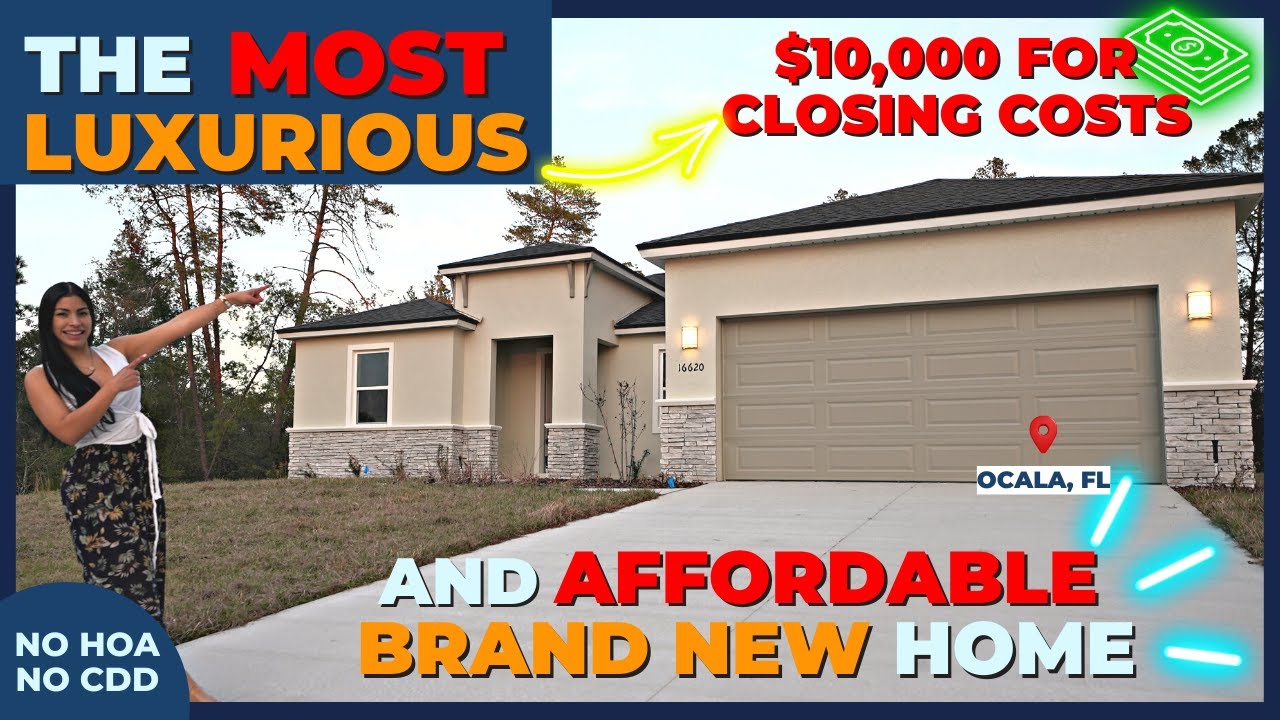 The MOST LUXURIOUS and AFFORDABLE Brand NEW Home in Ocala, FL - NO HOA or CDD