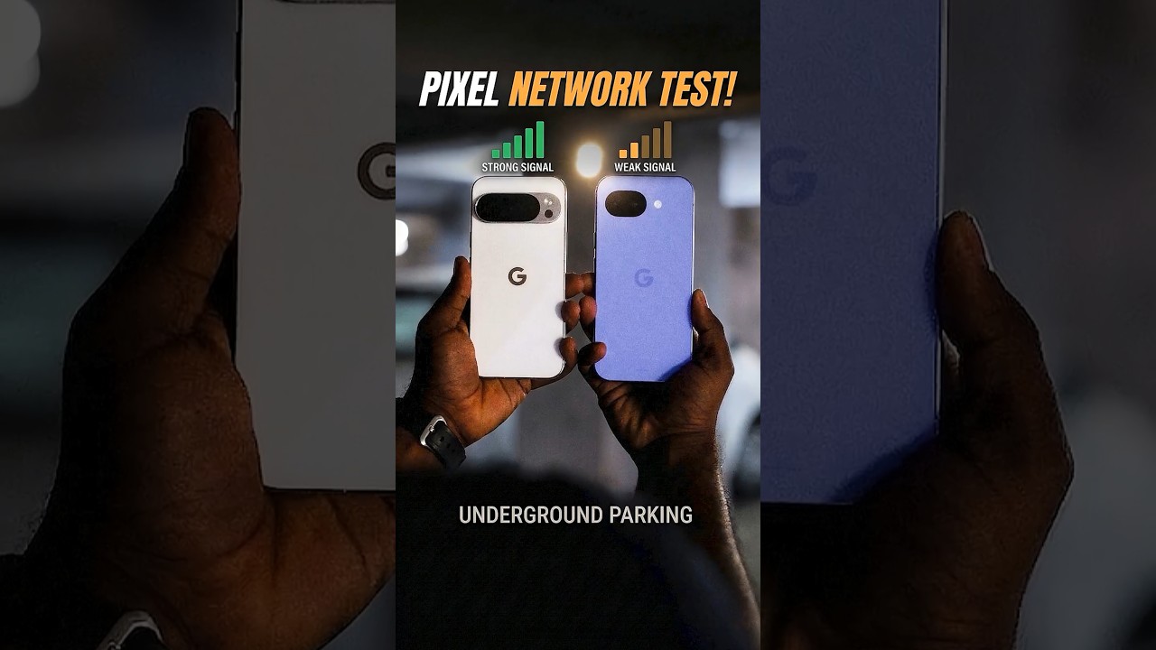 Google Pixel Network Test In Underground Car Parking!  TRUTH