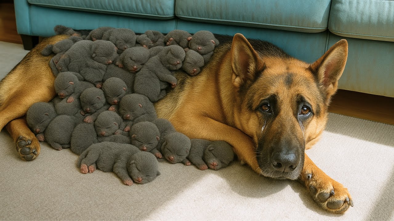 Au Refuge, Une Chienne Accouche &mdash; Puis Le V&eacute;t&eacute;rinaire D&eacute;couvre Que Ce Ne Sont Pas Des Chiots