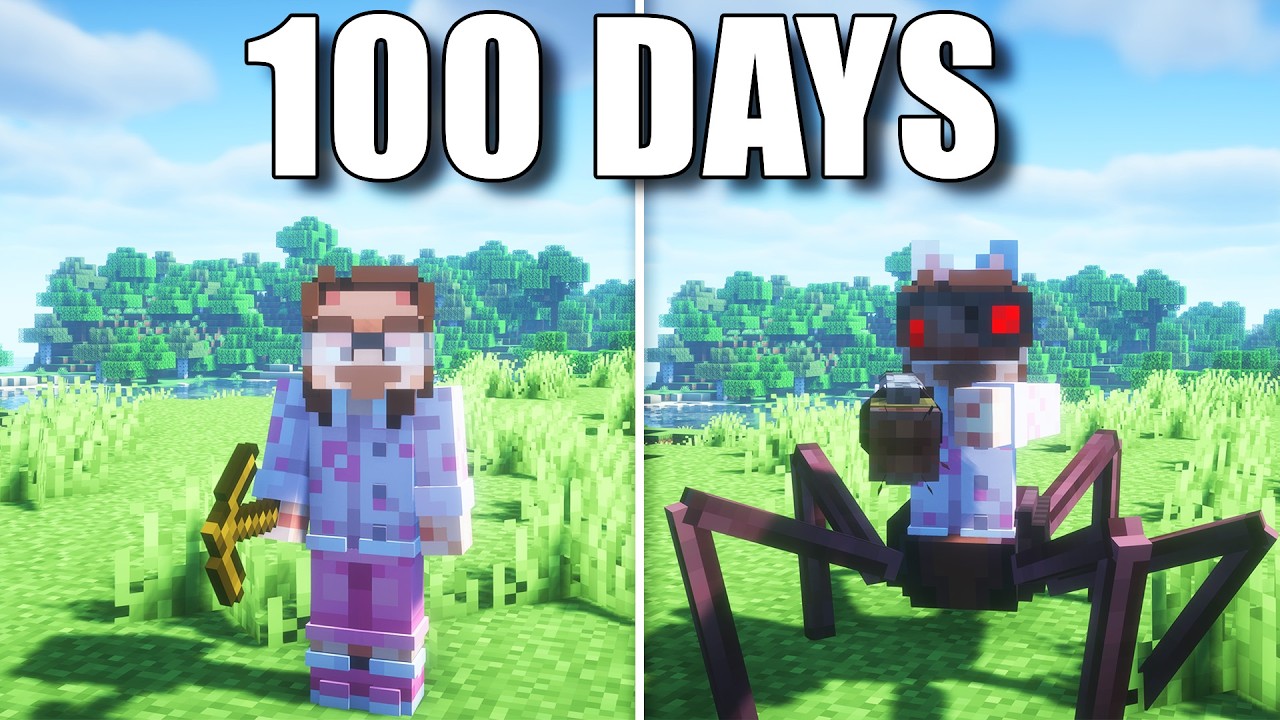 100 Days as an Eldritch Engineer in Minecraft