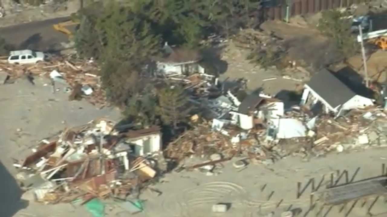 Aerial Views Show Jersey Shore Damage from Hurricane Sandy