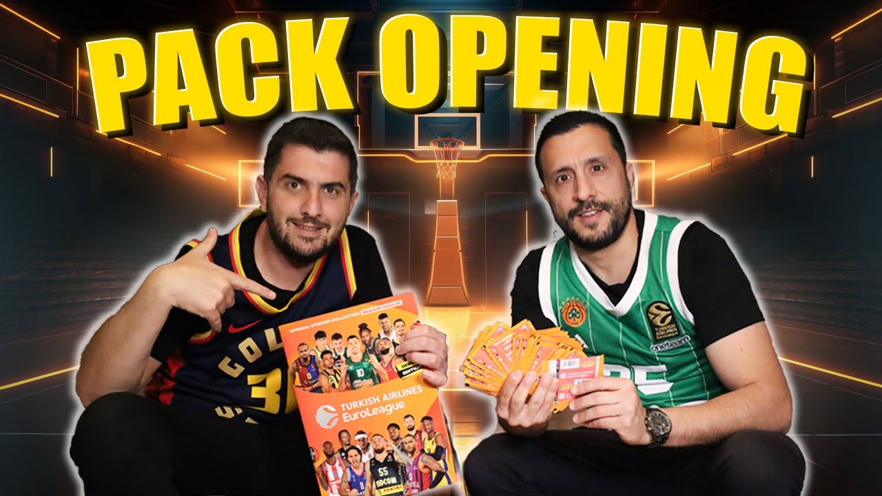 Άνοιγμα πακέτων Panini EuroLeague – Σπάνια αυτοκόλλητα & ανταλλαγές! 🔥🏀