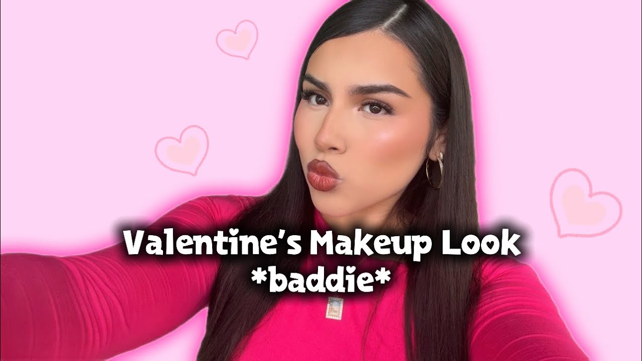 Valentine’s Makeup Look🩷*easy!!!*