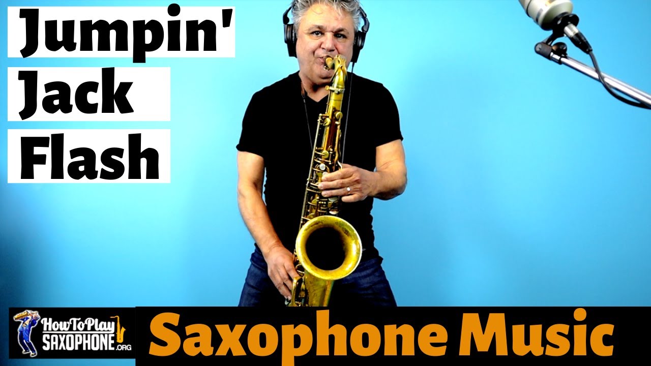 Jumpin' Jack Flash - Sax Cover - Saxophone Music with Custom Backing Track