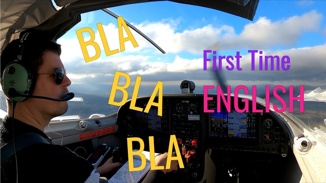 First VFR flight with ICAO english communication