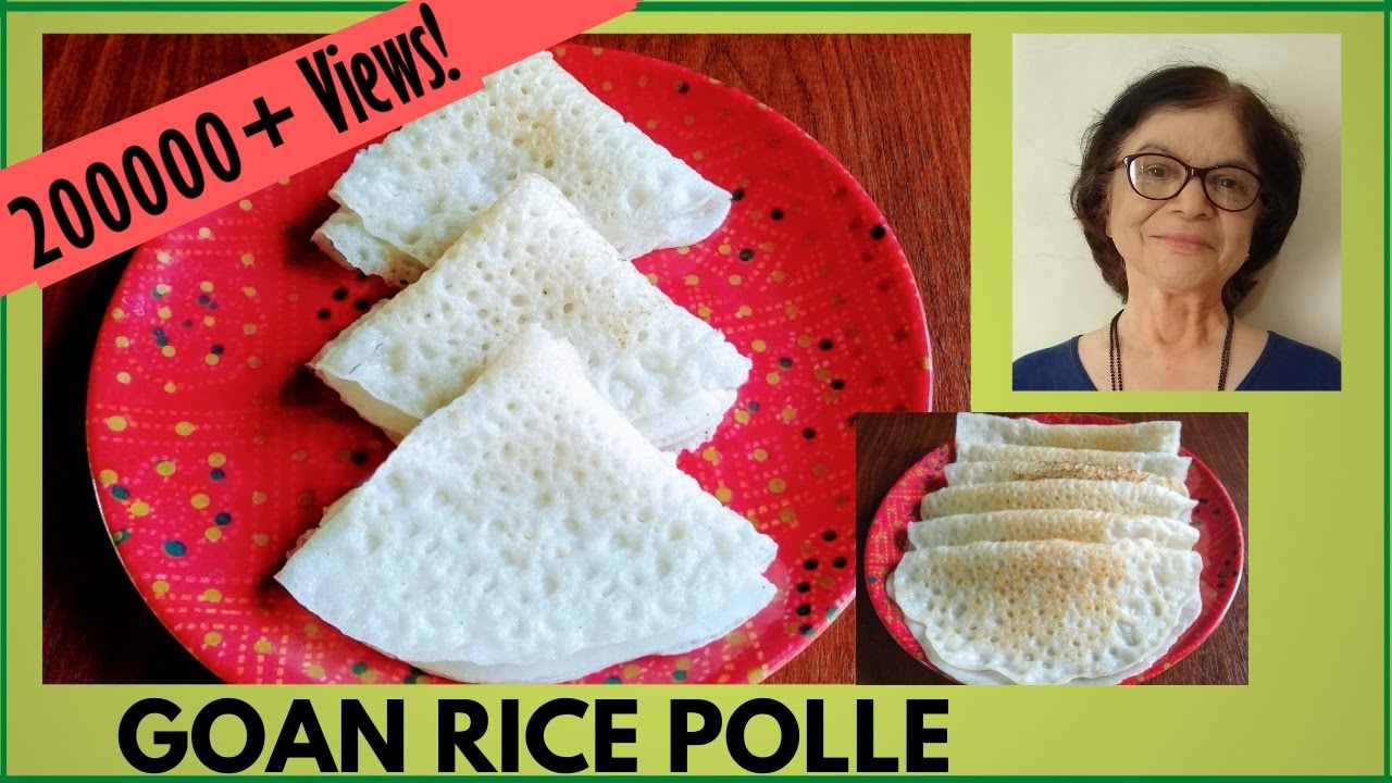 Soft and Tasty Goan Polle | Goan Rice Polle | Goan Neer Dosas | मऊ तांदळाचे घावन