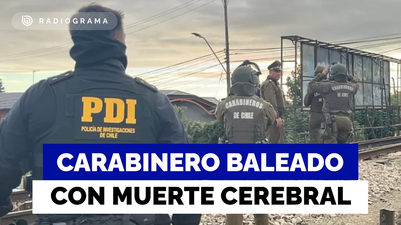 Las repercusiones tras carabinero baleado en la cabeza: se mantiene con muerte cerebral