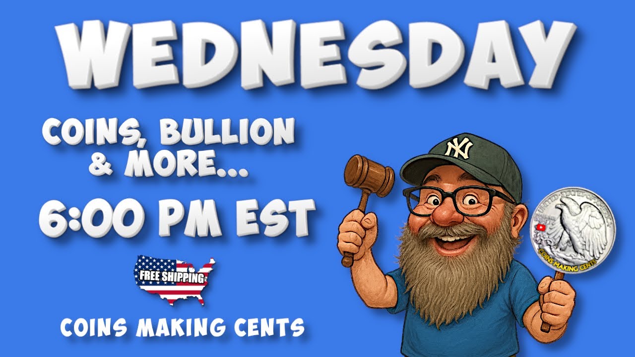 Wednesday Night Auction - December 17th. 2025 at 6pm Eastern, 3pm Pacific.