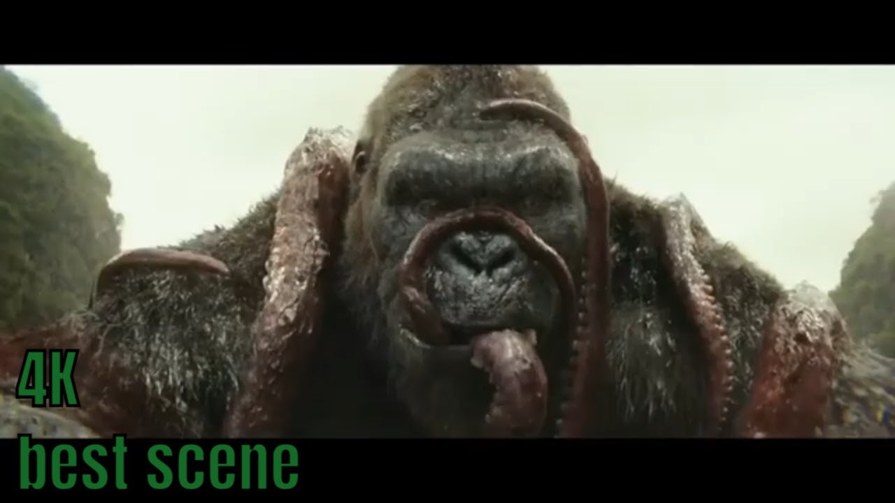 Best of KONG vs GIANT SQUID  Fight Scene | Kong  Skull Island 2017 Movie Clip HD|