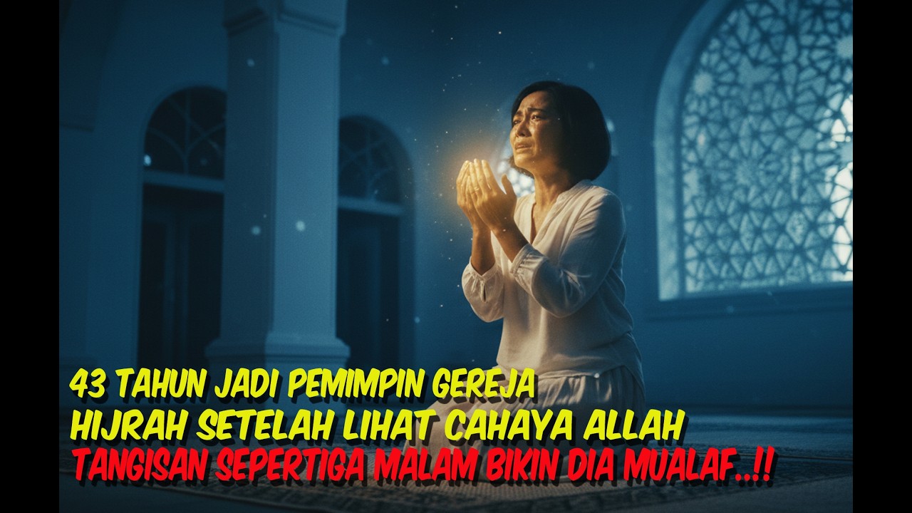 43 TAHUN MEMIMPIN GEREJA HIJRAH SETELAH LIHAT CAHAYA ALLAH TANGISAN SEPERTIGA MALAM BUAT DIA MUALAF